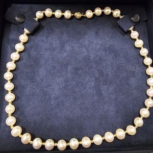 18" 14k Gold and Freshwater Cultured Pearl Necklace